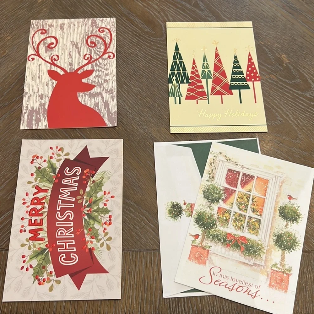 Set of 24 Christmas/holiday cards